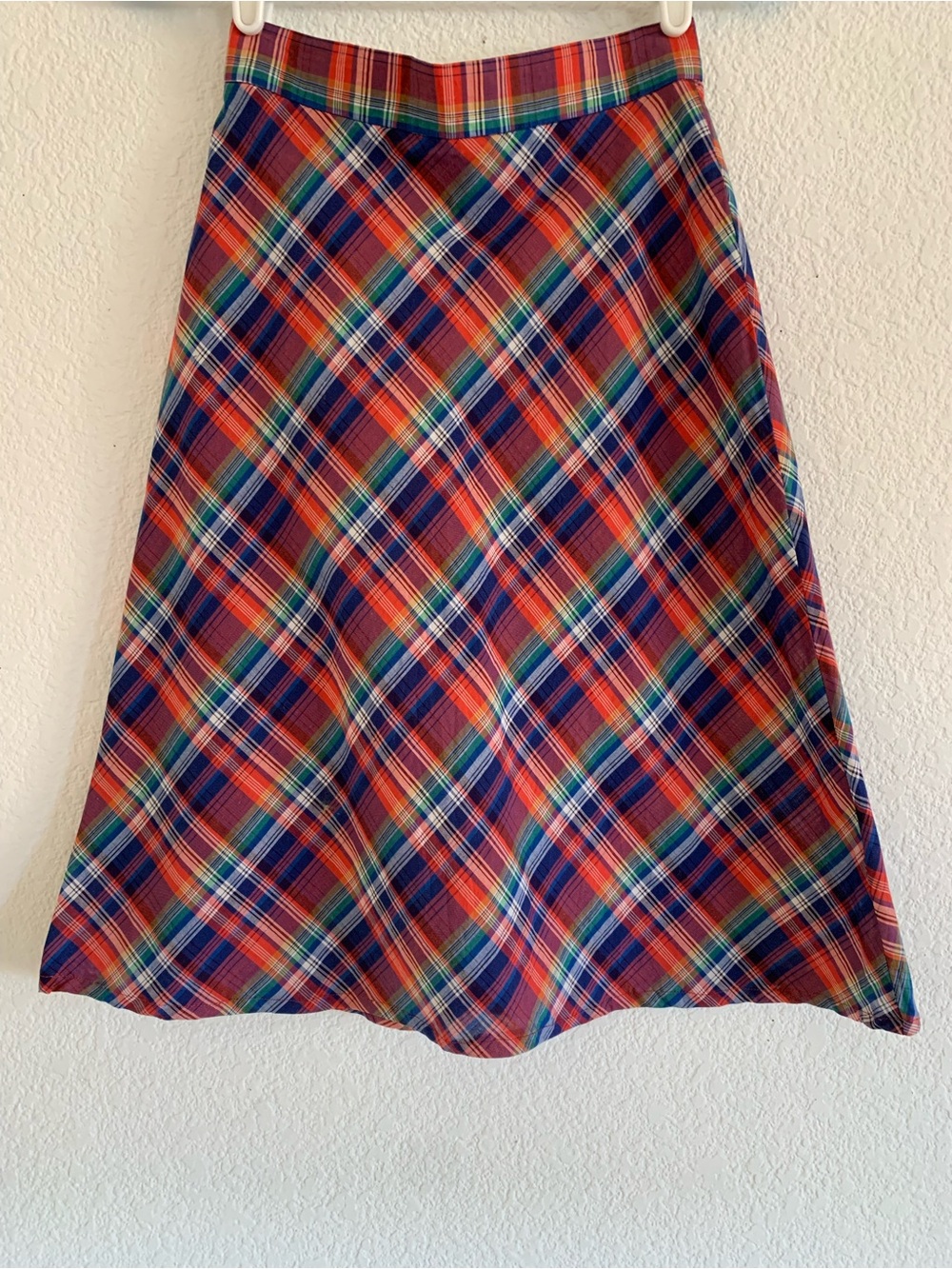 Red Plaid A-Line Women’s Skirt